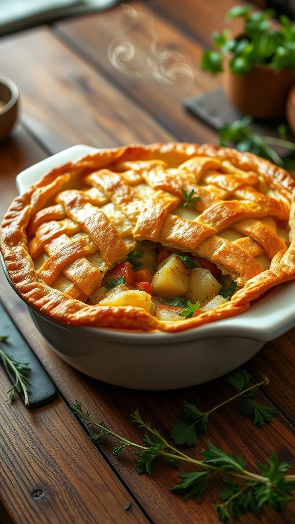 Luscious Layered Chicken Pot Pie for Family Gatherings  