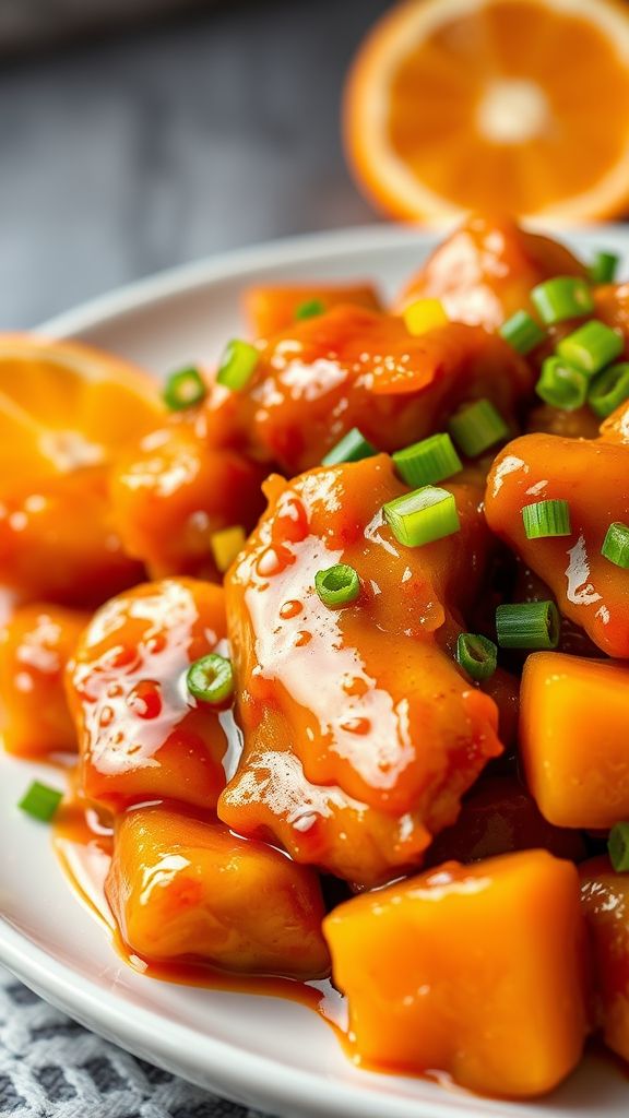 Mandarin Orange Sweet and Sour Chicken