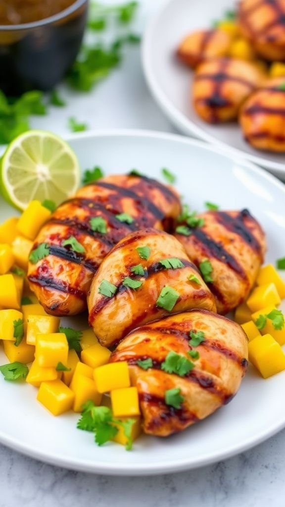 Mango Chili Chicken Tenderloins  