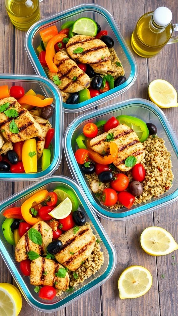 mediterranean chicken meal prep ideas