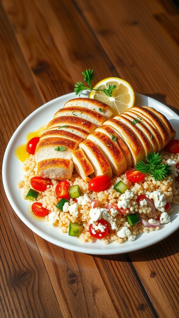 Mediterranean Chicken with Couscous