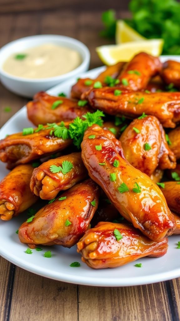 Mediterranean Marinated Crockpot Wings  