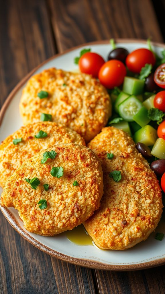 Mediterranean Parmesan-Crusted Chicken