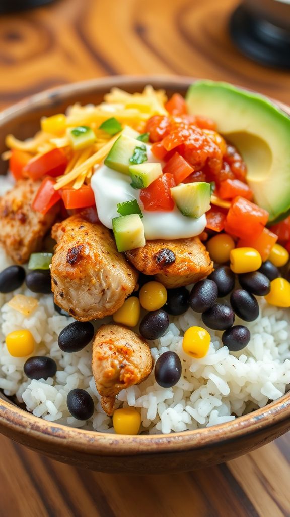 Minute Chicken Fajita Bowls  