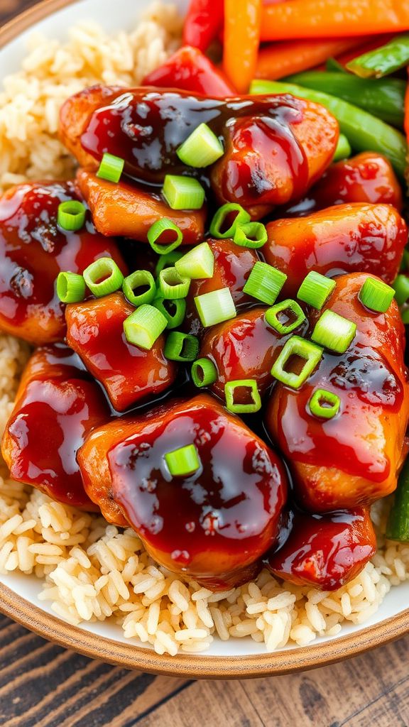 Minute Honey Soy Glazed Chicken  