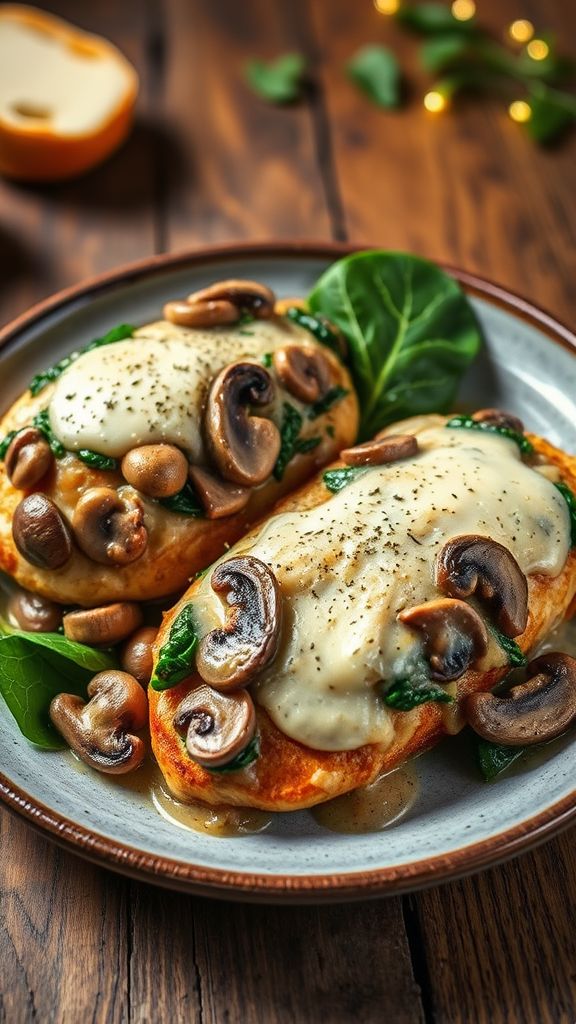 Mushroom & Spinach Marry Me Chicken