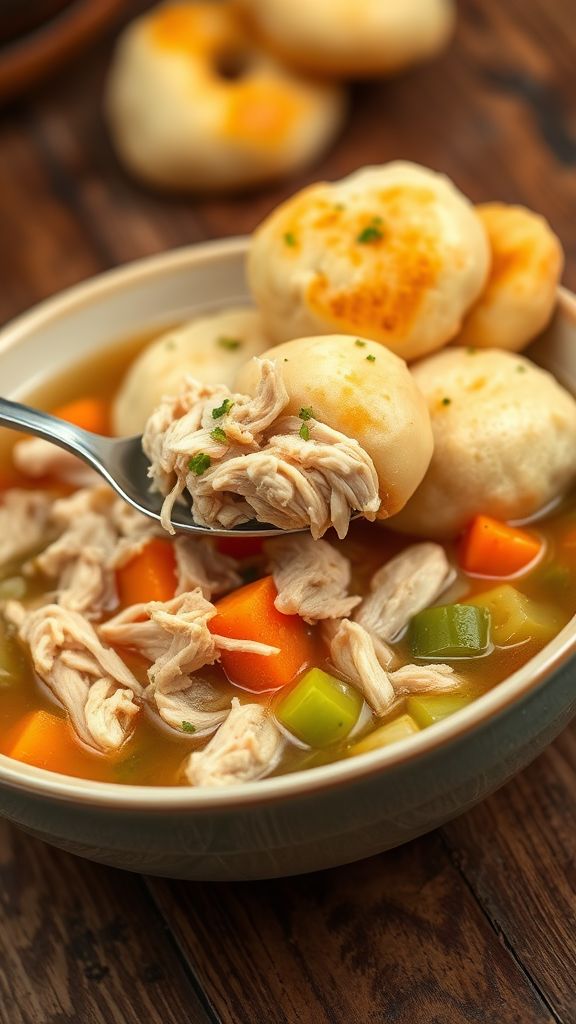 Old-Fashioned Chicken and Dumplings Recipe