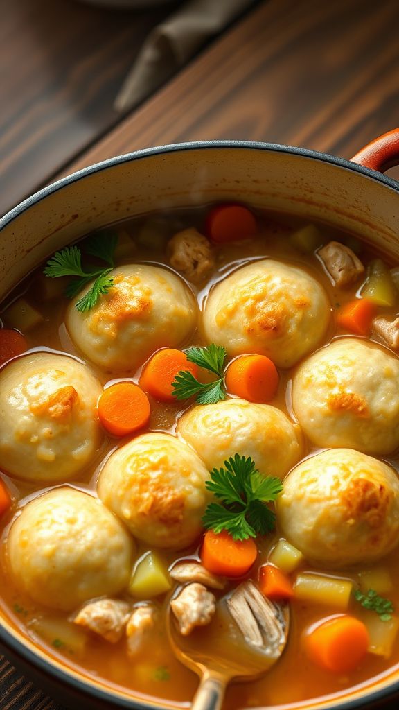 One-Pot Chicken Dumpling Casserole  