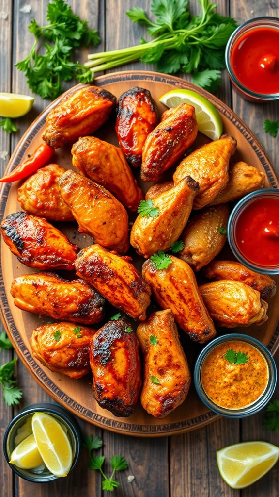 oven-baked chicken wings variations for every palat