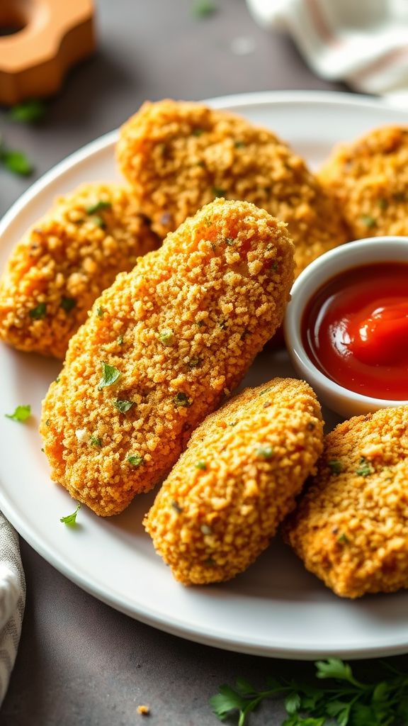 Parmesan Herb Chicken Tenders  