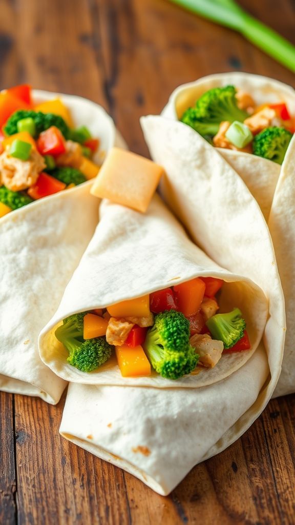 Quick and Easy Sweet and Sour Chicken Wraps