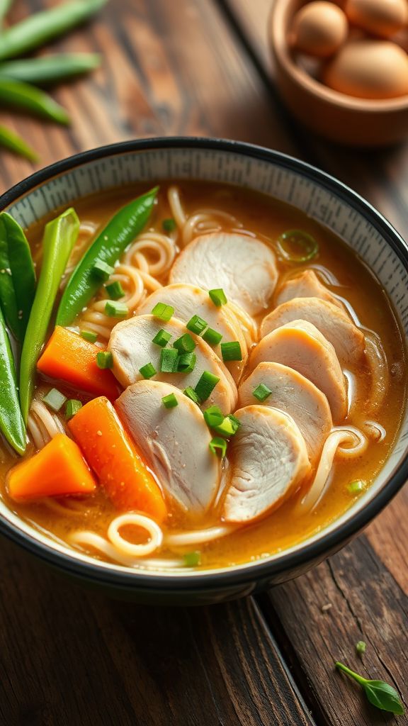 Quick Chicken and Vegetable Ramen