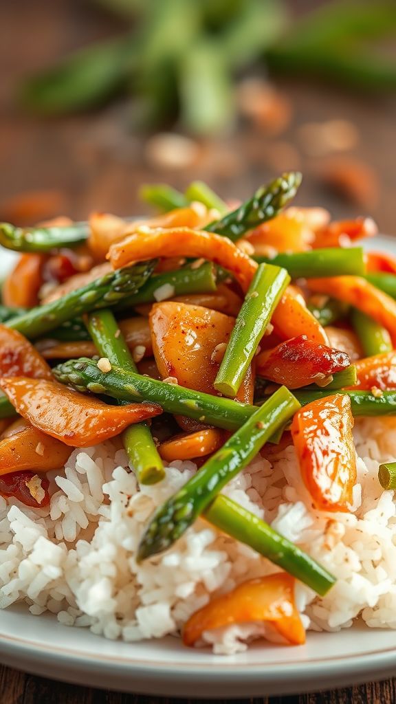 Rapid Chicken and Asparagus Stir-Fry  