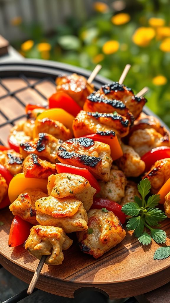 Savory Marinated Chicken Kebabs