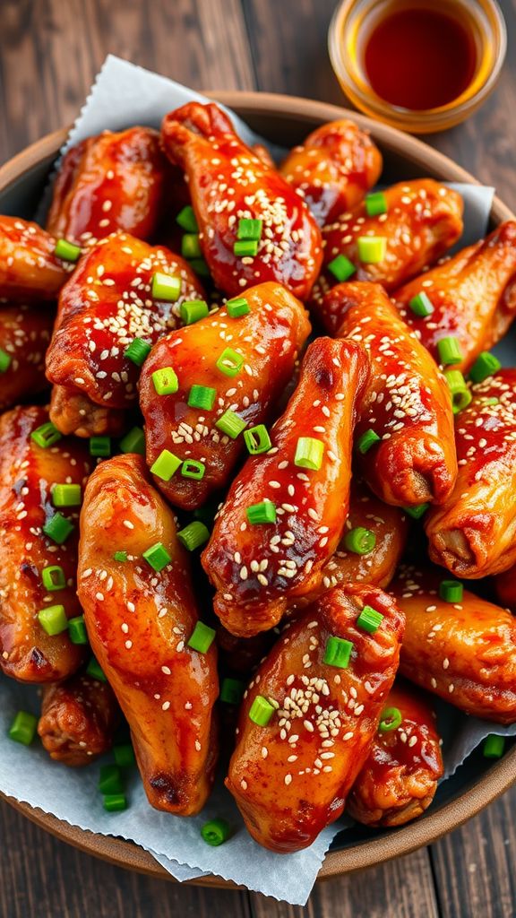 Sesame Ginger Crispy Wings