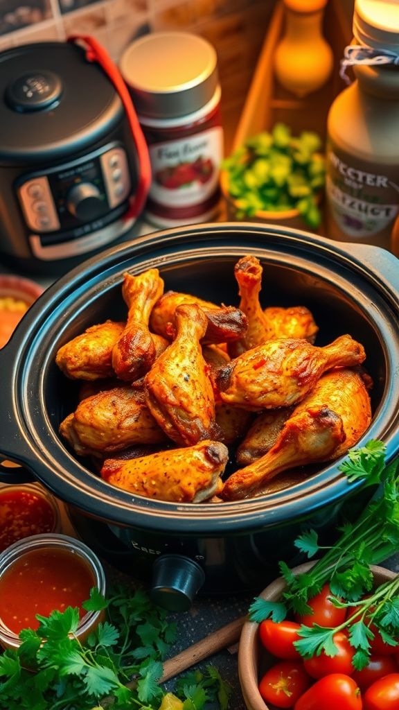 set-it & forget-it crockpot chicken wings ideas