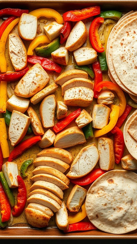 Sheet Pan Chicken Fajitas  