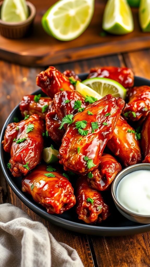 Smoky Chipotle Honey Wings  