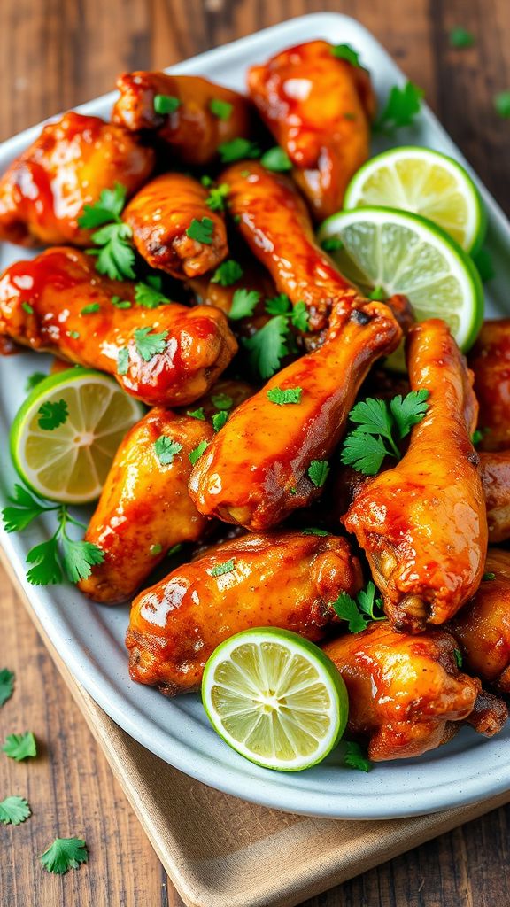 Smoky Chipotle Lime Chicken Wings  