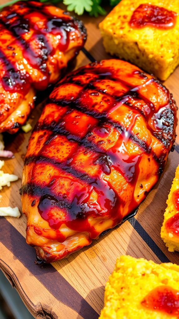 Southern BBQ Glazed Chicken Breasts  