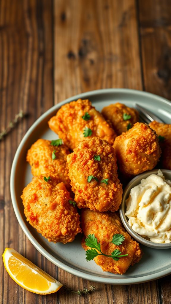 Southern Crispy Buttermilk Fried Chicken  