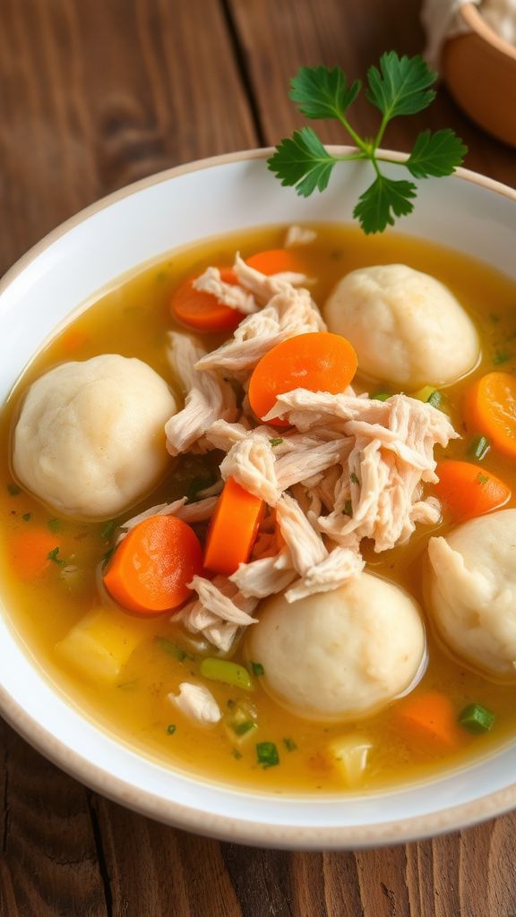 Southern-Style Chicken and Dumplings  