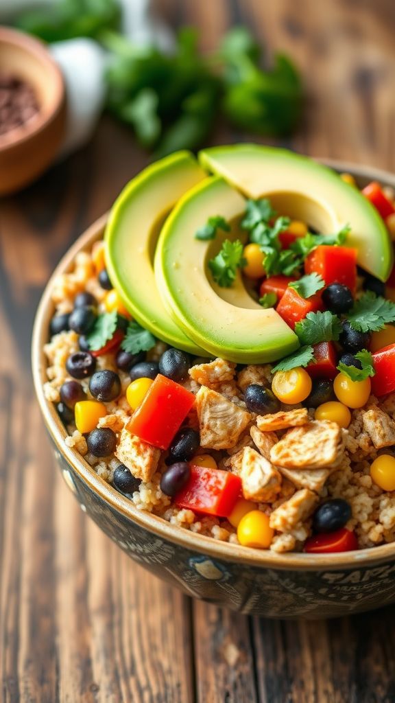 Spicy Chicken Quinoa Power Bowl