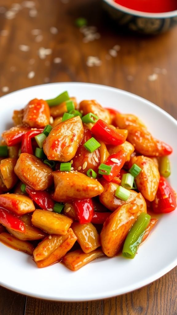 Spicy Gochujang Chicken Stir-Fry