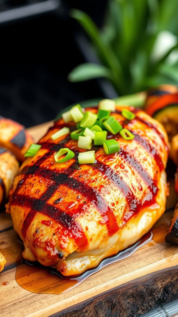 Spicy Honey Garlic Grilled Chicken