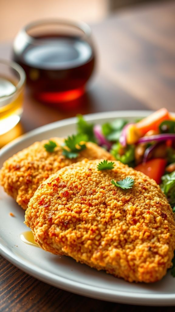 Spicy Panko-Crusted Chicken Delight