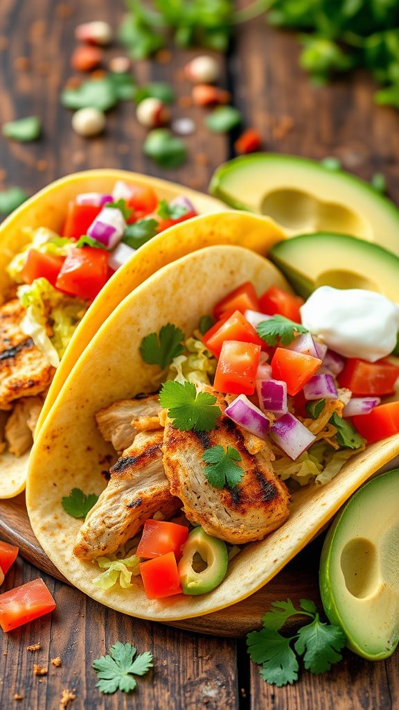 Spicy Southwest Chicken Tacos