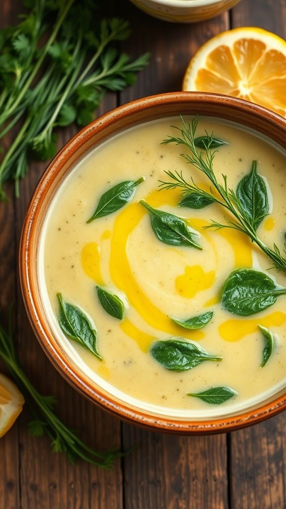 Spinach Avgolemono Delight