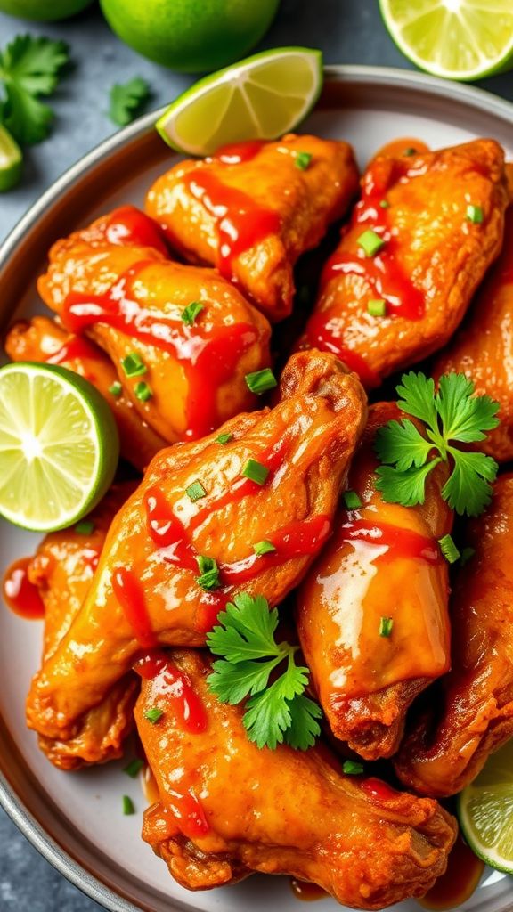 Sriracha Lime Chicken Wings