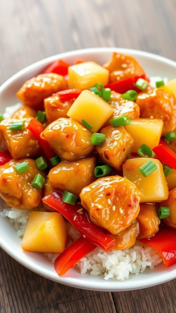 Sweet and Sour Chicken Bliss