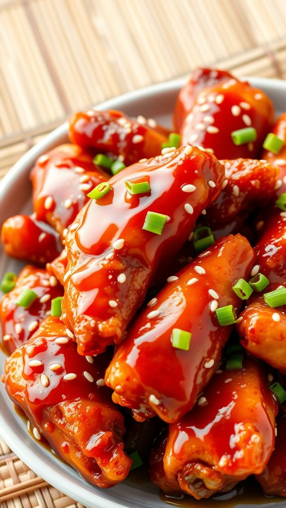 Sweet and Sour Chinese Chicken Wings  