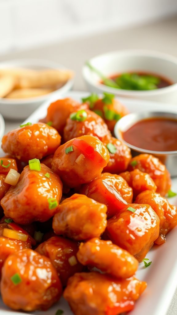 Sweet and Sour Fried Chicken Bites  