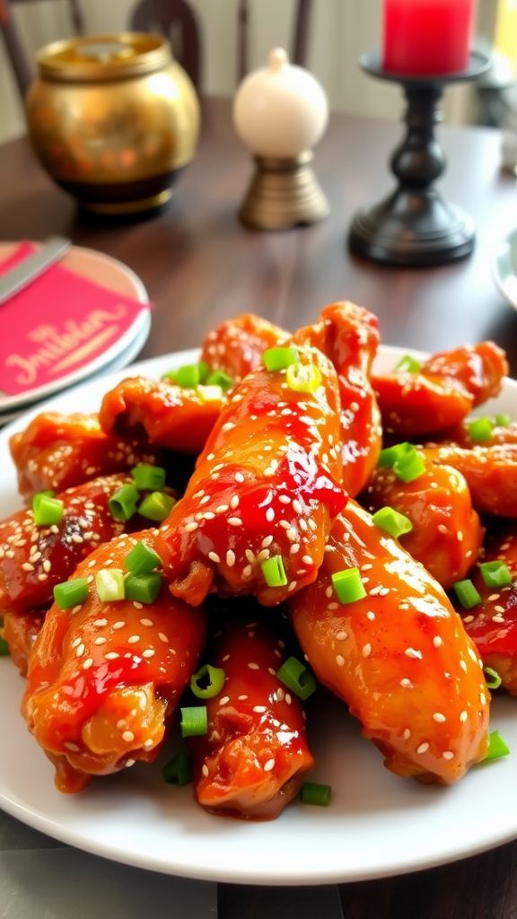 Sweet and Spicy Asian Chicken Wings