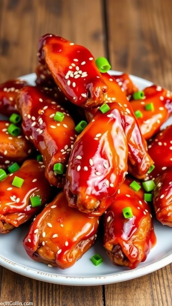 Sweet and Spicy Maple Glazed Wings  