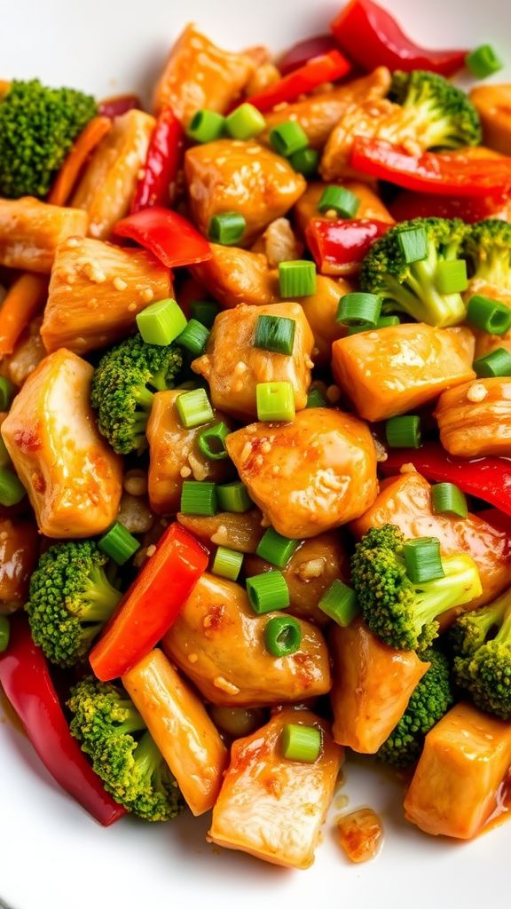 Szechuan Spicy Chicken Stir-Fry