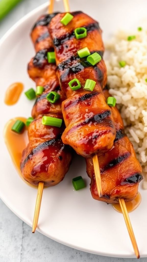 Teriyaki Chicken Skewers