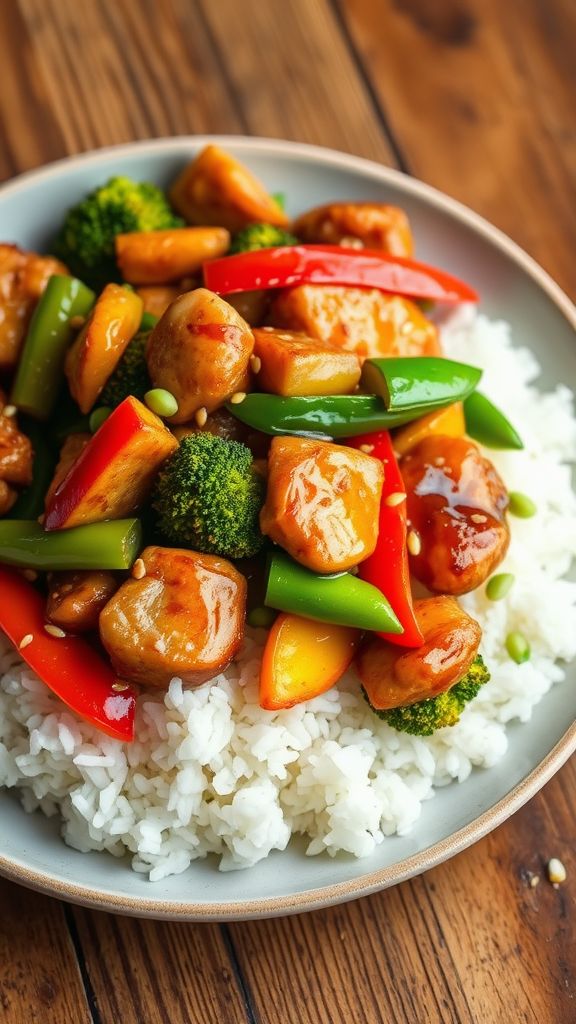 Teriyaki Chicken Stir-Fry with Veggies  