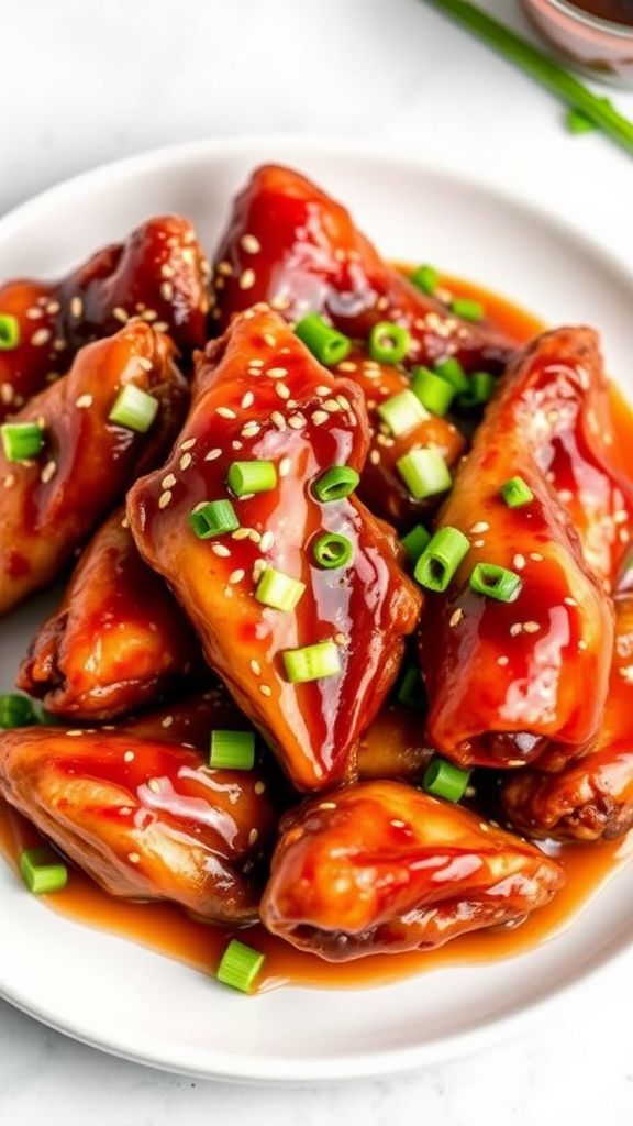 Teriyaki Glaze Air Fryer Wings