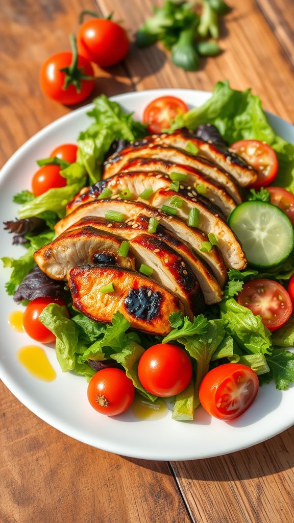 Teriyaki Grilled Chicken Salad