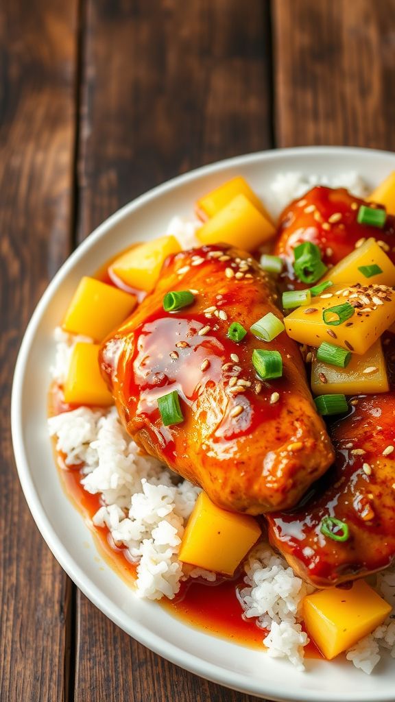 Teriyaki Pineapple Chicken Bake  