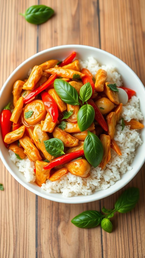 Thai Basil Chicken Stir-Fry