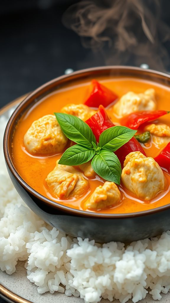 Thai Chicken Curry with Bell Peppers