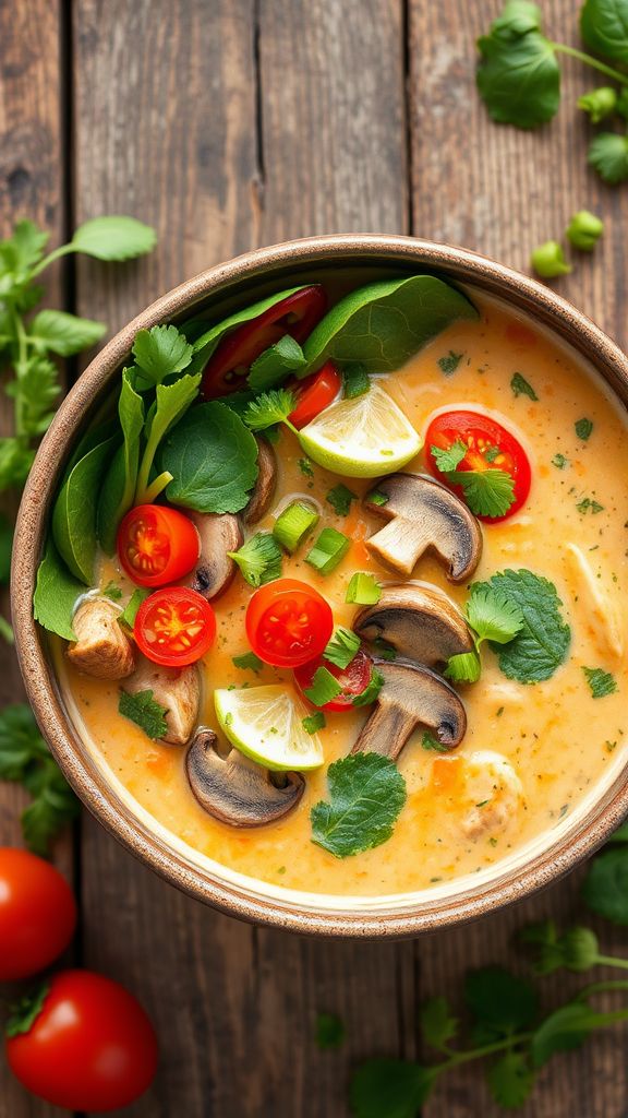 Thai Coconut Chicken Soup