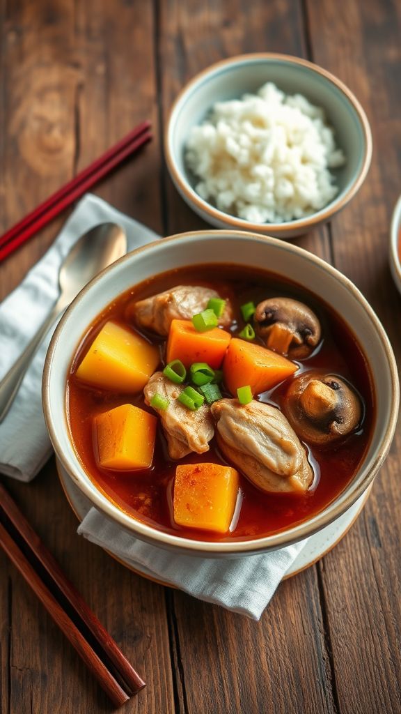 Traditional Korean Chicken Stew (Dakjjim)