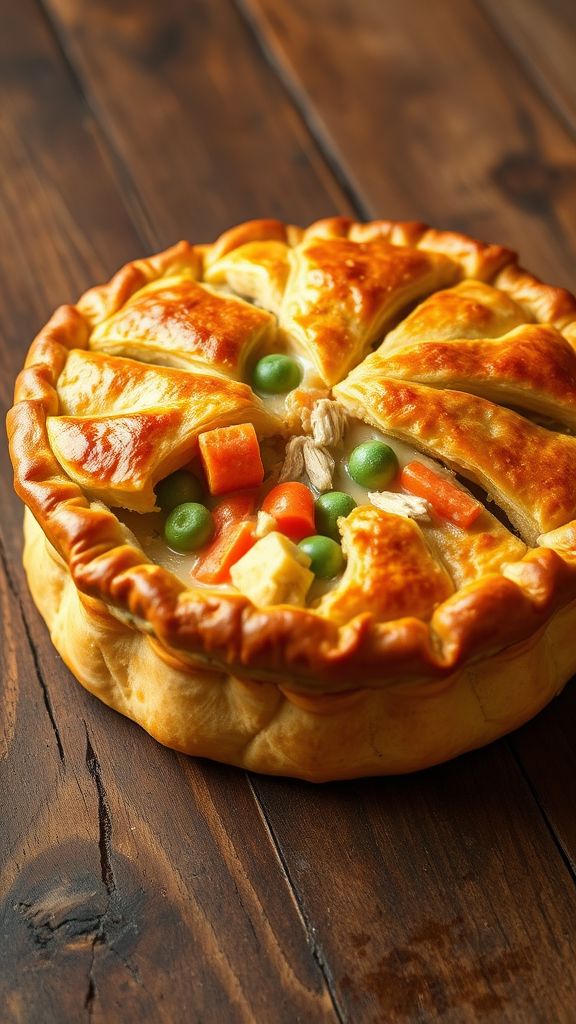 Ultimate Creamy Chicken Pot Pie Party Dish  