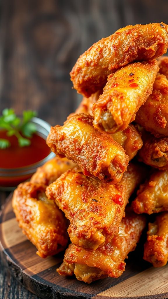 Ultimate Crunch: Deep-Fried Wing Perfection  